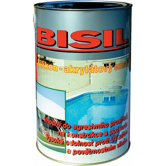 Bisil farba na betón pod vodu, vodeodolná, 0101 šedá, 3,5 kg