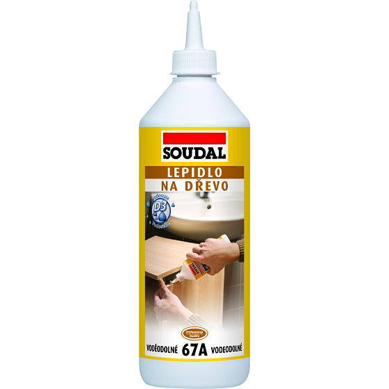 Soudal 67A lepidlo na drevo pre stolárov a tesárov, 250 g