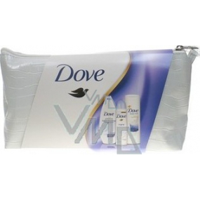 Dove Original deodorant sprej 150 ml + sprchový gél 250 ml + telové mlieko 250 ml + taška, kozmetická sada