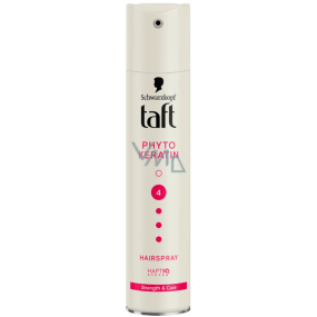 Taft Keratin Complete Ultra Strong ultra silno tužiaci lak na vlasy 250 ml