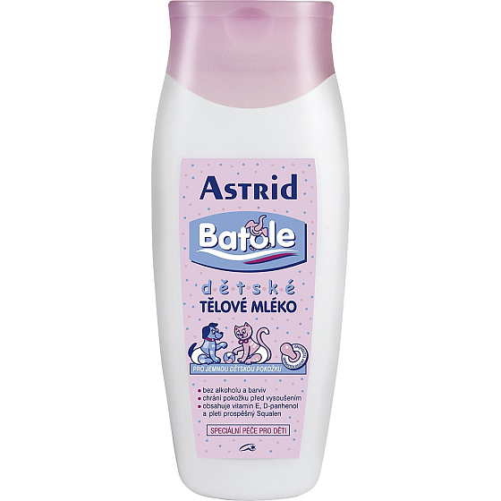 Astrid Batoľa telové mlieko pre deti 200 ml