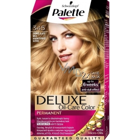 Schwarzkopf Palette Deluxe farba na vlasy 345 Žiarivo zlatý med 115 ml