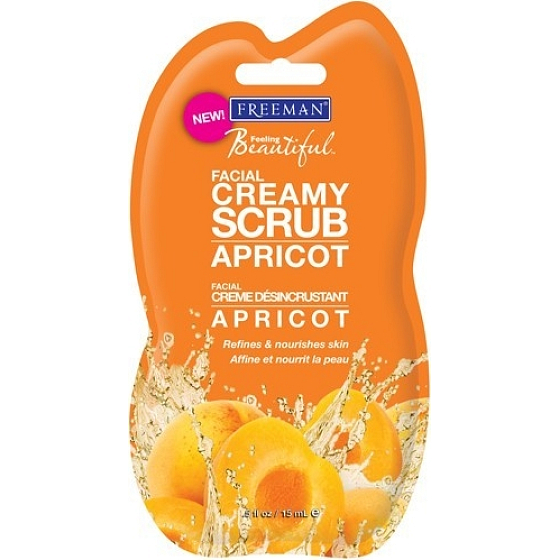 Freeman Feeling Beautiful Marhuľa Krémový pleťový peeling 15 ml