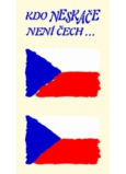 Arch Tetovacie obtlačky na tvár i telo Slovenská vlajka 2 motív