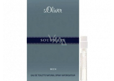 s.Oliver Soulmate Men toaletná voda s rozprašovačom 1 ml, vialka