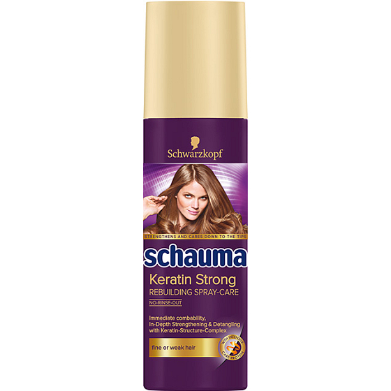 Schauma Keratín Strong bezoplachová starostlivosť pre jemné alebo slabé vlasy 200 ml
