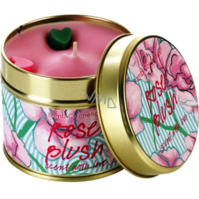 Bomb Cosmetics Ruža - Rose blush Vonná prírodná, ručne vyrobená sviečka v plechovej dóze horí až 35 hodín