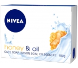 Nivea Honey & Oil krémové toaletné mydlo 100 g