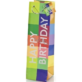 BSB Luxusná darčeková papierová taška 36 x 10,5 x 10 cm Happy Birthday LDT 290-F