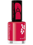 Rimmel London 60 Seconds Flip Flop lak na nechty 312 Be Red-y 8 ml
