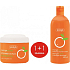 Ziaja Pomarančové maslo sprchový peeling s mikrogranulami 200 ml + sprchový gél 500 ml, duopack