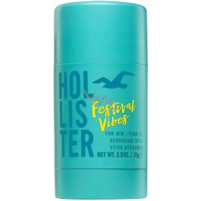 Hollister Festival Vibes For Him dezodorant stick pre mužov 75 g