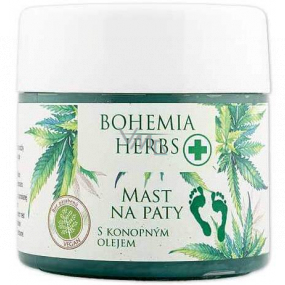 Bohemia Gifts Herbs Cannabis masť na päty s konopným olejom 120 ml