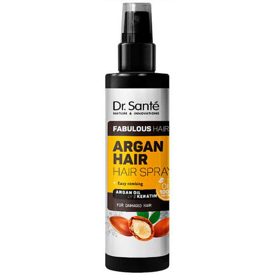 Dr. Santé Arganový olej a keratín vlasový sprej pre poškodené vlasy 150 ml