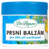 Dr. Popov Masážny prsný balzam pre deti pri dýchacích ťažkostiach a kašli a podporujú uvoľnenie dýchacích ciest 50 ml