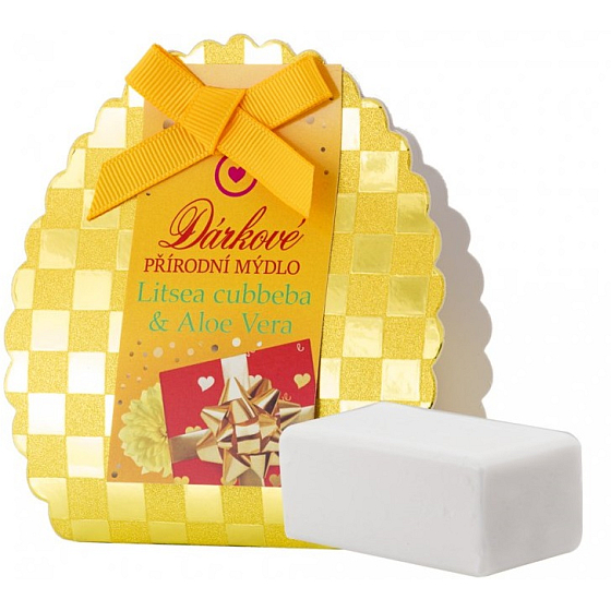 Moje Botanica Litsea Cubbeba & Aloe Vera darčekové prírodné kozmetické mydlo 50 g