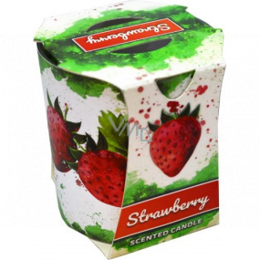 Admit Verona Strawberry - Jahoda vonná sviečka v skle 90 g