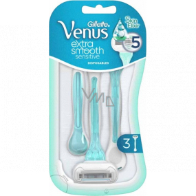 Gillette Venus Extra Smooth Sensitive 3 kusy pre ženy