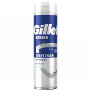 Gillette Series Revitalizing pěna na holení pro muže 250 ml