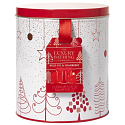 Grace Cole Wild Fig & Cranberry sprchový gél 100 ml + telový krém 100 ml + pena do kúpeľa 50 ml + hubka do kúpeľa + plechová krabička, kozmetická sada pre ženy