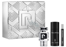 Paco Rabanne Phantom toaletná voda 50 ml + dezodorant v spreji 150 ml + toaletná voda 10 ml miniatúra, darčeková sada pre mužov