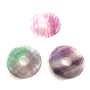 Fluorit Rainbow Donut prírodný kameň 30 mm, kameň géniov