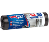 Vektex Vrecia na odpad čierne 9 µ, 60 litrov 60 x 70 cm 20 kusov