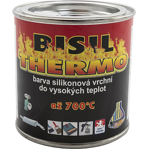 Bisil Thermo žiaruvzdorná farba 700 °C, strieborná, 350 g