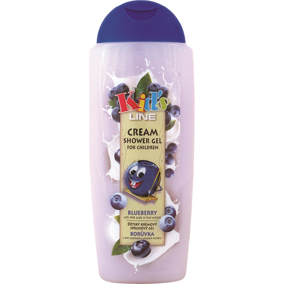 Bohemia Gifts Kids Čučoriedka krémový sprchový gél 300 ml