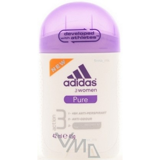 Adidas Action 3 Pure antiperspirant dezodorant stick pre ženy 42 ml