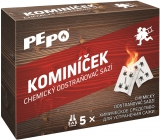 Pe-Po Kominíček chemický odstraňovač sadzí z komínov a dymovodov 5 kusov x 14 g