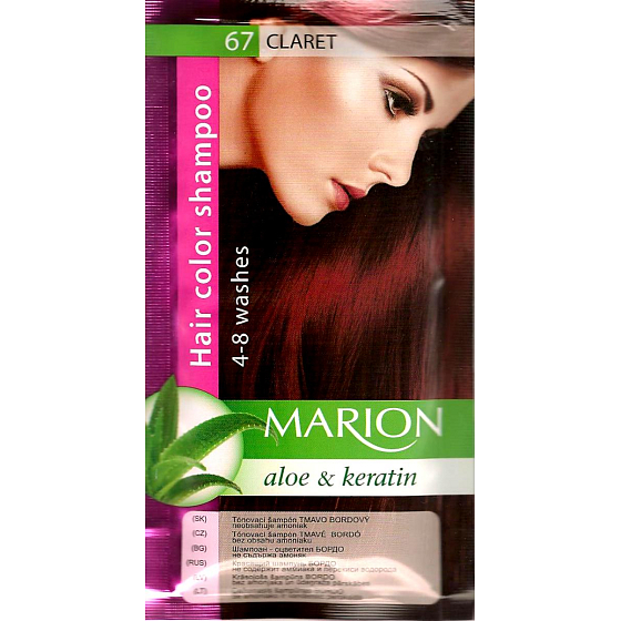 Marion Tónovací šampón 67 Tmavé bordó 40 ml