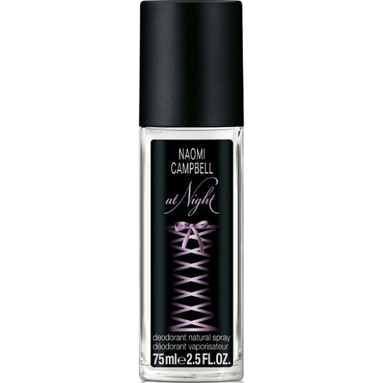 Naomi Campbell At Night parfumovaný dezodorant sklo pre ženy 75 ml
