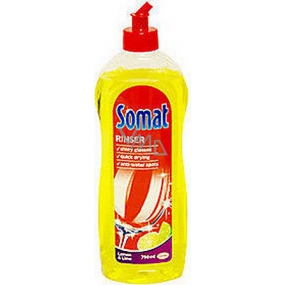 Somat Rinser Lemon & Lime 3x Shine Action oplachovací prostriedok do umývačky riadu 750 ml