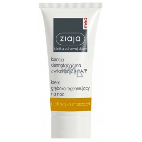 Ziaja Med Dermatitis Vitamín C & Hyaluronic regeneračný nočný krém 50 ml