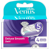 Gillette Venus Deluxe Smooth Swirl Náhradné hlavice 4 kusy, pre ženy