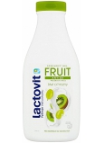 Lactovit Fruit Antiox Pružnosť a starostlivosť kiwi a hrozno sprchový gél pre normálnu až suchú pleť 500 ml