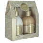 Vivian Gray Romance Sweet Vanilla tekuté mydlo 250 ml + mlieko na ruky 250 ml, kozmetická sada