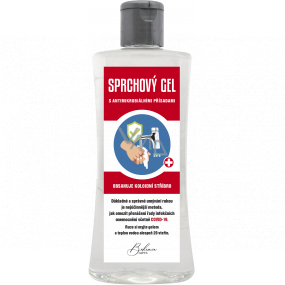 Bohemia Gifts Antimikrobiálne sprchový gél s koloidným striebrom 250 ml