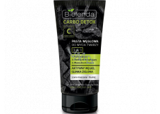 Bielenda Carbo Detox 3v1 pleťová pasta na čistenie tváre pre zmiešanú až mastnú pleť 150 g