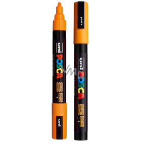 Posca Univerzálny akrylový popisovač 1,8 - 2,5 mm jasne žltý (oranžový) PC-5M