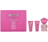 Moschino Toy 2 Bubble Gum toaletná voda 50 ml + telové mlieko 50 ml + sprchový gél 50 ml, darčeková sada pre ženy