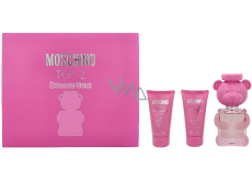 Moschino Toy 2 Bubble Gum toaletná voda 50 ml + telové mlieko 50 ml + sprchový gél 50 ml, darčeková sada pre ženy