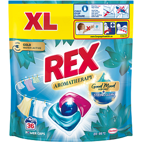 REX prací kapsle Aromatherapy Lotus Universal 36 praní, 432g