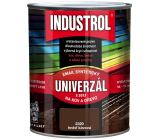 Industrol S2013 Univerzál lesk vrchní barva na kov a dřevo 2320 Hněď kávová 0,75 l
