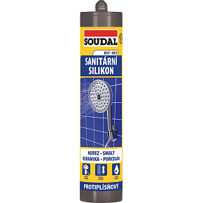 Soudal sanitárny silikon, biely, 280 ml