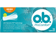 o.b. ProComfort Super with Dynamic Fit tampóny 16 kusov