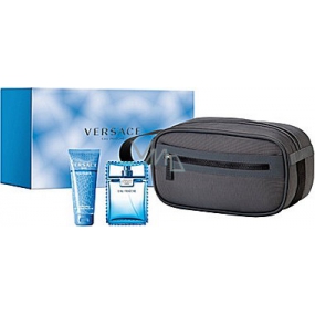 Versace Eau Fraiche Man toaletná voda 100 ml + sprchový gél 100 ml + taštička, darčeková sada