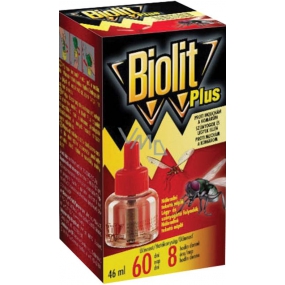 Biolit Plus Odparovač tekutá náplň proti muchám a komárom 46 ml