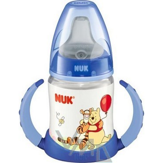 Nuk Disney First Choice fľaša plastová na učenie od 6 mesiacov 150 ml rôzne farby